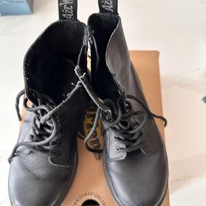 Dr. Martens Black Leather Boots